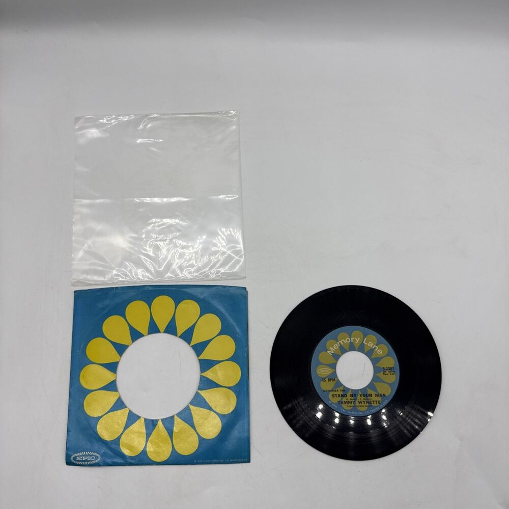 TAMMY WYNETTE * 45 * Stand By Your Man * 1968 #1 * 2 SONGS * EPIC MEMORY LANE RI